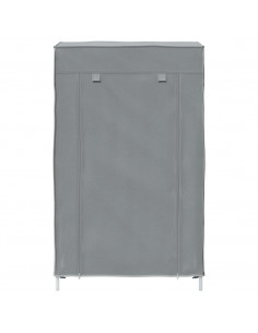 Scarpiera Grigio 60,5x30x97 cm in Tessuto Non Tessuto