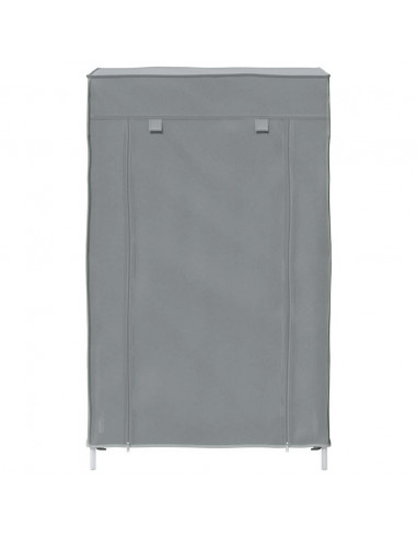 Scarpiera Grigio 60,5x30x97 cm in Tessuto Non Tessuto