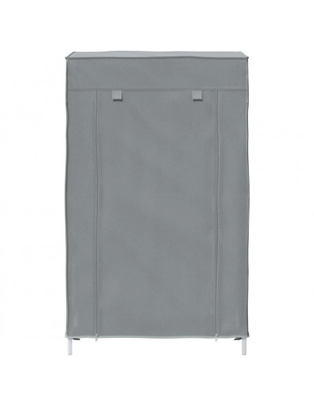 Scarpiera Grigio 60,5x30x97 cm in Tessuto Non Tessuto