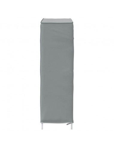 Scarpiera Grigio 60,5x30x97 cm in Tessuto Non Tessuto