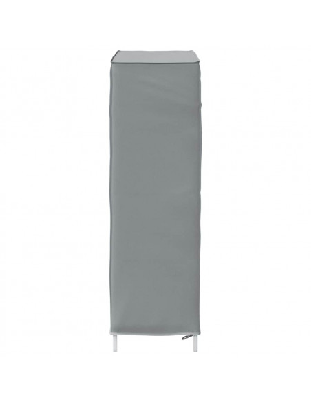Scarpiera Grigio 60,5x30x97 cm in Tessuto Non Tessuto