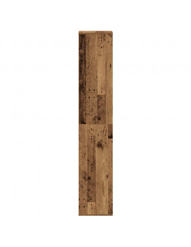 Scarpiera Legno Antico 54x34x183 cm in Legno Multistrato