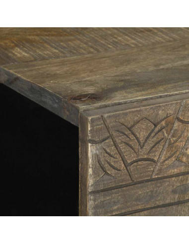 Set Mobili da Bagno 2pz in Legno Massello di Mango