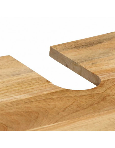 Set Mobili da Bagno 2pz in Legno Massello di Mango