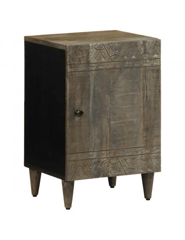 Set Mobili da Bagno 4 pz in Legno Massello di Mango