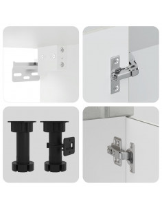 Set Mobili da Cucina 14 pz Lucca Grigio Cemento in Truciolato