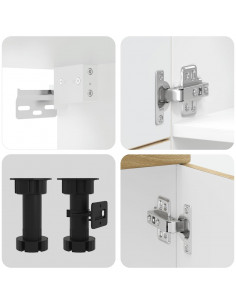 Set Mobili da Cucina 7 pz Kalmar Rovere Sonoma in Truciolato