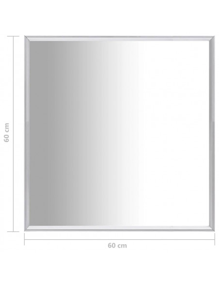 Specchio Argento 60x60 cm