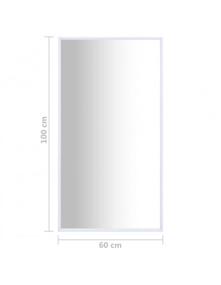 Specchio Bianco 100x60 cm