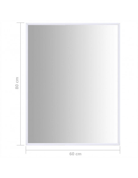 Specchio Bianco 80x60 cm