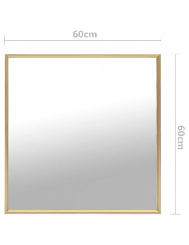 Specchio Dorato 60x60 cm