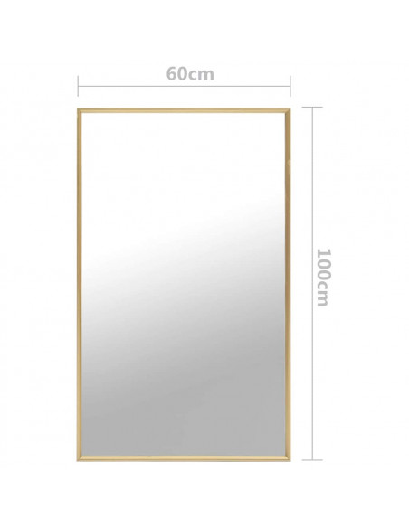 Specchio Oro 100x60 cm