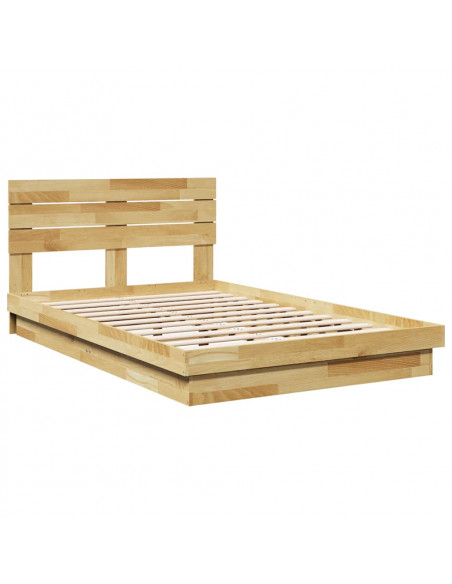 Struttura Letto con Testiera senza Materasso 120x190 cm
