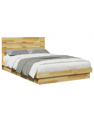 Struttura Letto con Testiera senza Materasso 120x190 cm