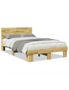 Struttura Letto con Testiera senza Materasso 120x190 cm