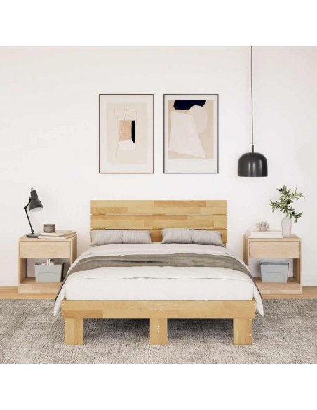 Struttura Letto con Testiera senza Materasso 120x200 cm