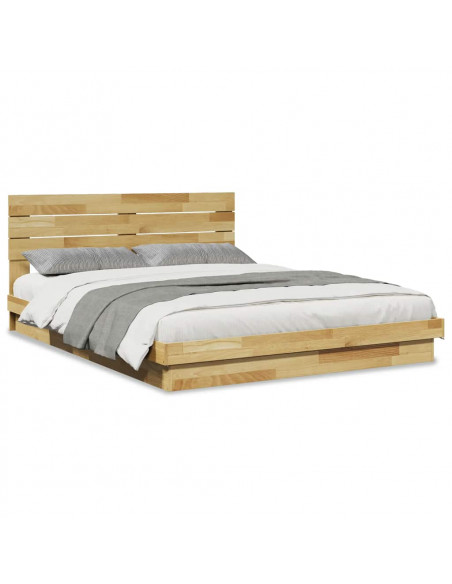 Struttura Letto con Testiera Senza Materasso 150x200 cm