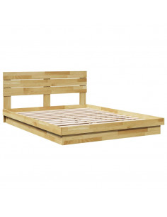 Struttura Letto con Testiera Senza Materasso 160x200 cm 2