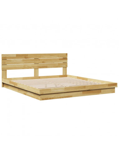 Struttura Letto con Testiera senza Materasso 180x200 cm