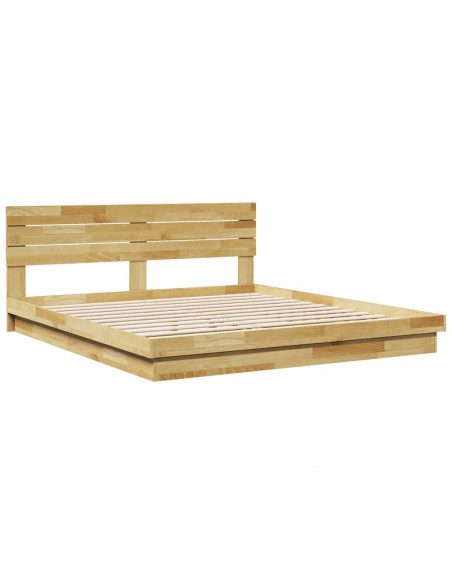 Struttura Letto con Testiera senza Materasso 180x200 cm