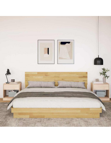 Struttura Letto con Testiera senza Materasso 180x200 cm