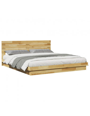 Struttura Letto con Testiera senza Materasso 180x200 cm