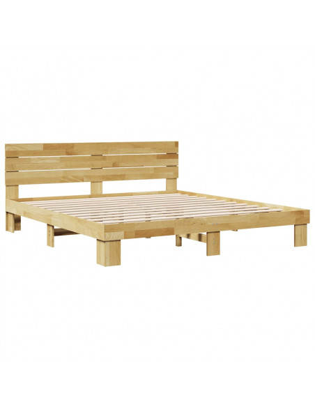 Struttura Letto con Testiera senza Materasso 180x200 cm