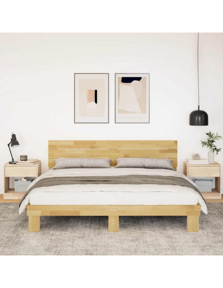 Struttura Letto con Testiera senza Materasso 180x200 cm