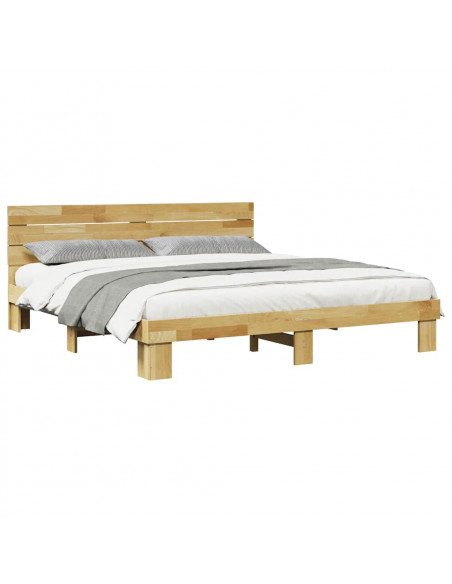 Struttura Letto con Testiera senza Materasso 180x200 cm