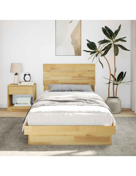 Struttura Letto con Testiera senza Materasso 75x190 cm