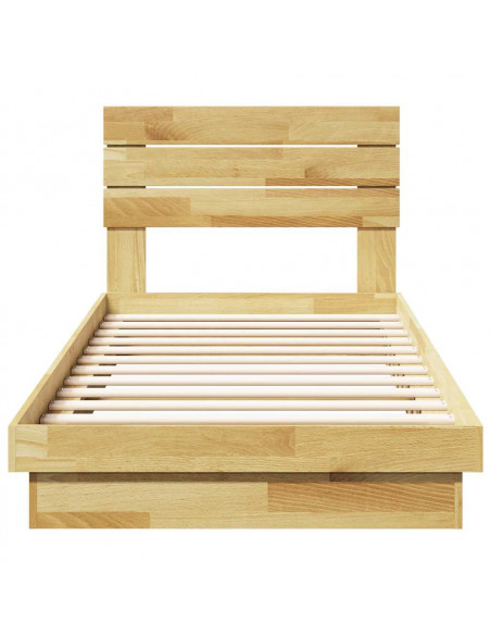 Struttura Letto con Testiera senza Materasso 75x190 cm
