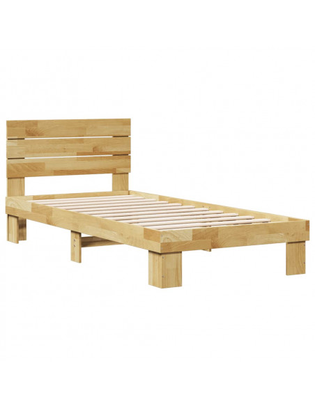 Struttura Letto con Testiera senza Materasso 75x190 cm
