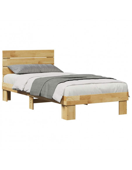 Struttura Letto con Testiera senza Materasso 75x190 cm