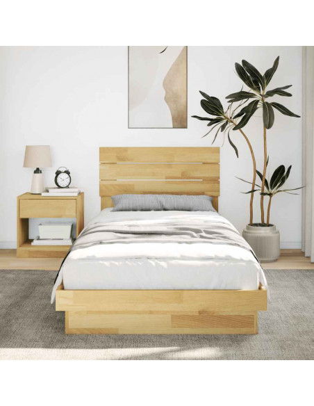 Struttura Letto con Testiera senza Materasso 80x200 cm
