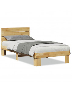 Struttura Letto con Testiera senza Materasso 90x190 cm