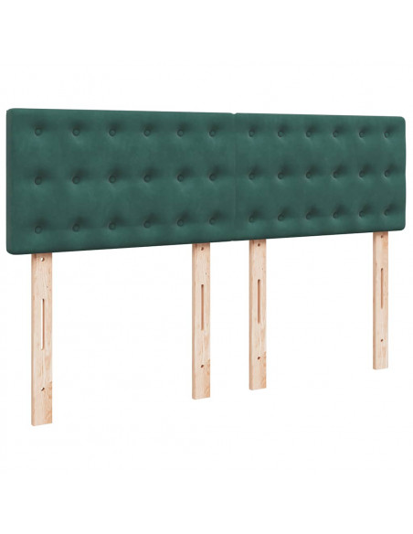 Struttura Letto Pouf con Materasso 140x200 cm in Velluto