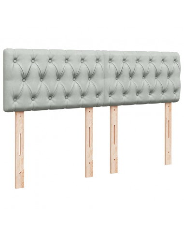 Struttura Letto Pouf con Materasso 140x200 cm in Velluto