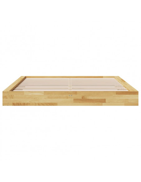 Struttura Letto Senza Materasso 180x200 cm in Legno di Rovere