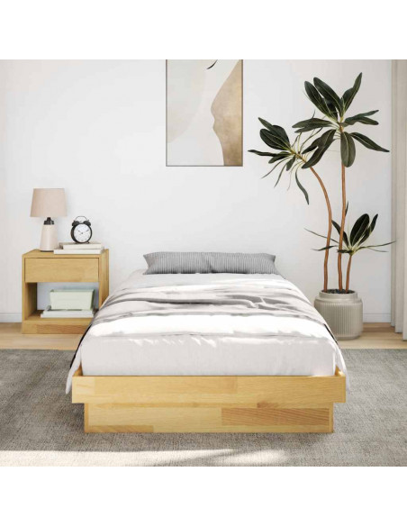 Struttura Letto Senza Materasso 90x200 cm in Legno Massello