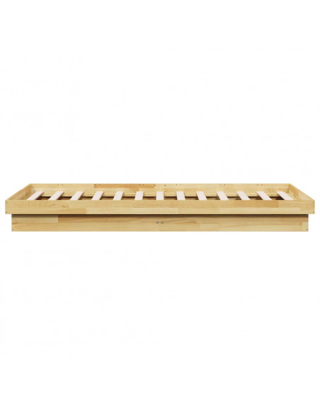 Struttura Letto Senza Materasso 90x200 cm in Legno Massello