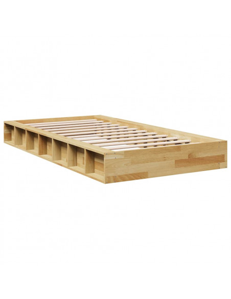 Struttura Letto Senza Materasso 90x200 cm in Legno Massello