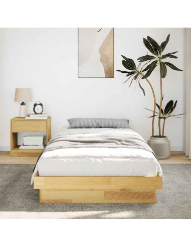 Struttura Letto Senza Materasso in Legno Massello di Rovere