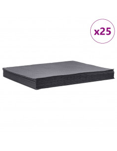 Tamponi Assorbenti per Olio 25 pz Grigi 40x50 cm