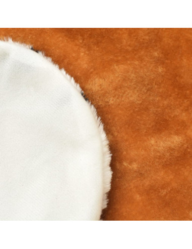 Tappeto di Peluche a Forma di Leone 205 cm Marrone