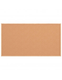 Tavola in Sughero con Cornice Legno Massello di Pino 100x55 cm 2