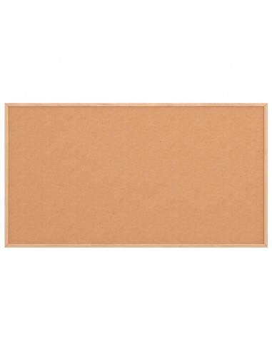 Tavola in Sughero con Cornice Legno Massello di Pino 100x55 cm