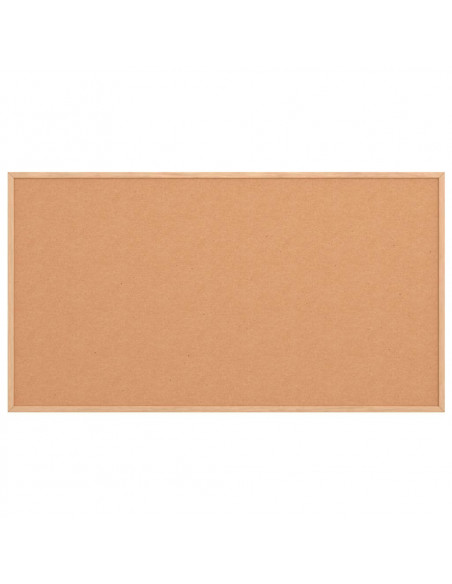 Tavola in Sughero con Cornice Legno Massello di Pino 100x55 cm