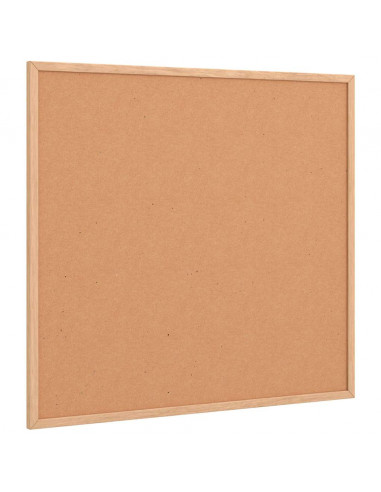 Tavola in Sughero con Cornice Legno Massello di Pino 60x55 cm