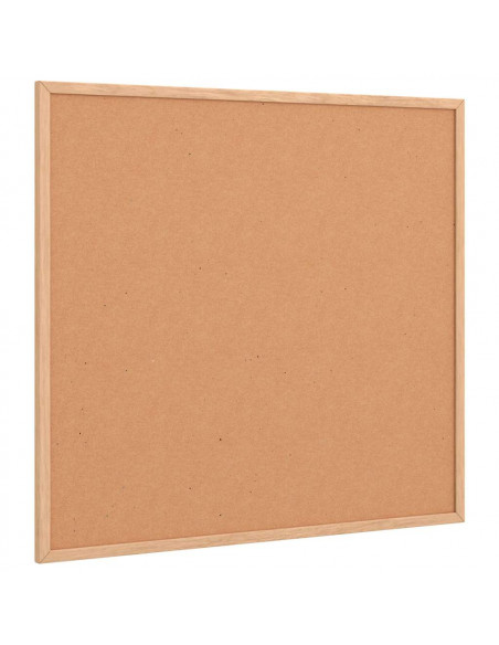 Tavola in Sughero con Cornice Legno Massello di Pino 60x55 cm