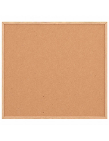 Tavola in Sughero con Cornice Legno Massello di Pino 60x55 cm